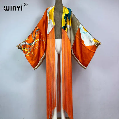 Kimono with Long Fringe