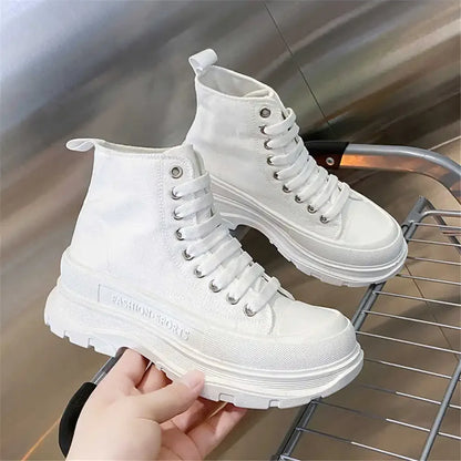 Canvas Ankle Boots