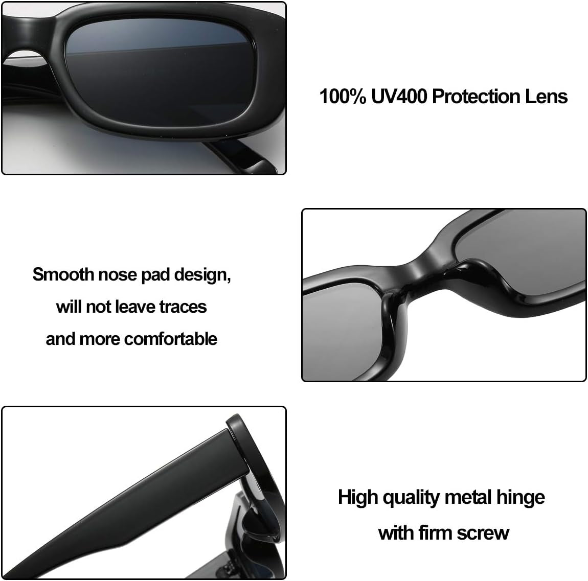 Rectangle Sunglasses for Women 