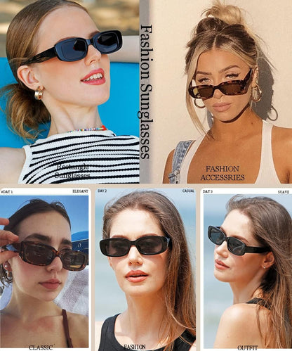 Rectangle Sunglasses for Women 