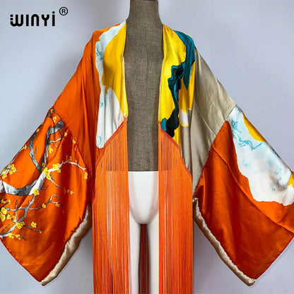 Kimono with Long Fringe