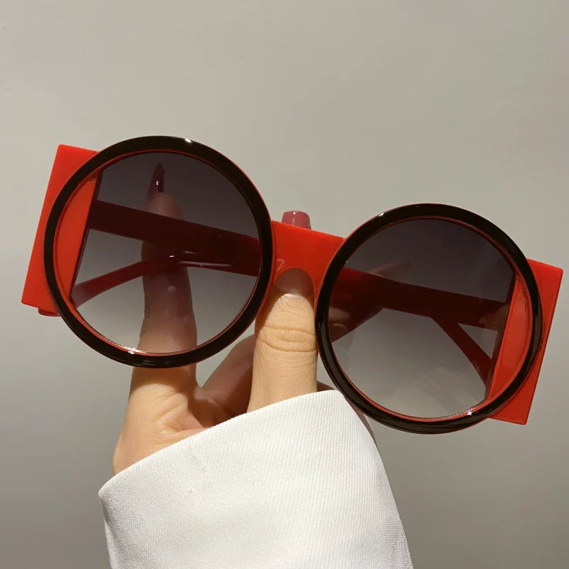 Round Double Color Sunglasses